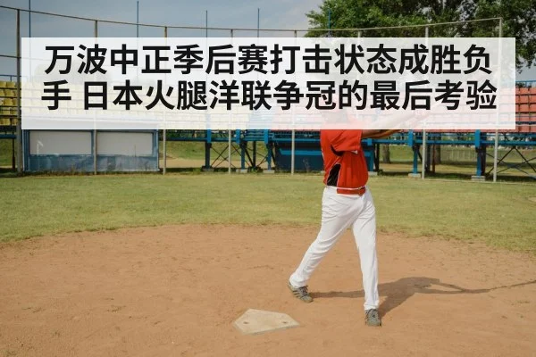 万波中正季后赛打击状态成胜负手 日本火腿洋联争冠的最后考验